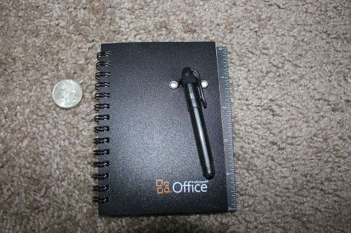 Microsoft Office Note Pad Booklet With Stickey Notes and An Ink Pen