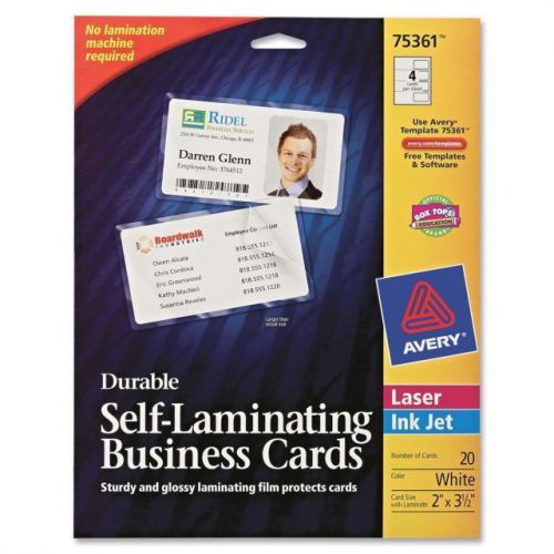Avery Self-Laminating Business Cards  - AVE75361