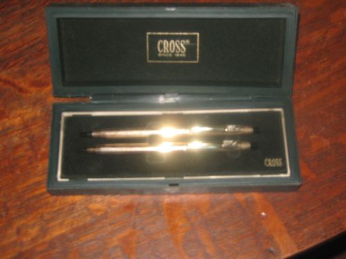 cross gold plated pen/pencil set