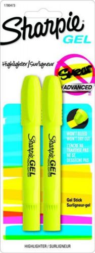 Sanford Sharpie Gel Highlighter Fluorescent Yellow 2 Count