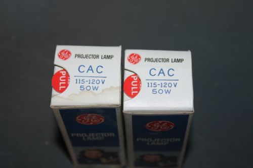2 CAC Projector Bulb Bulbs Sylvania NOS  A/V Light