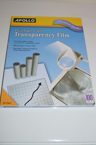 Apollo VPP100C Plain Paper Copier Transparency Film