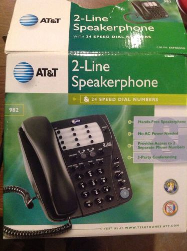 AT&amp;T 982 2 Lines Corded Phone