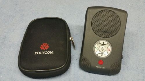 Polycom Audio 2201-44240-001 Communicator Gray CX100 Speakerphone  with case