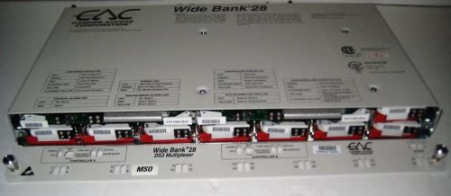 Carrier Access Wide Bank 28 DS3 MSO Multiplexer 8x DS1