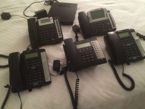Talkswitch Centrepoint 4x8 system with 60 minute memory card and 5 phones