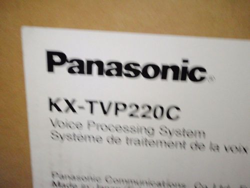 New Panasonic KX-TVP220C Voice Processing System KXTVP220 KX-TVP220