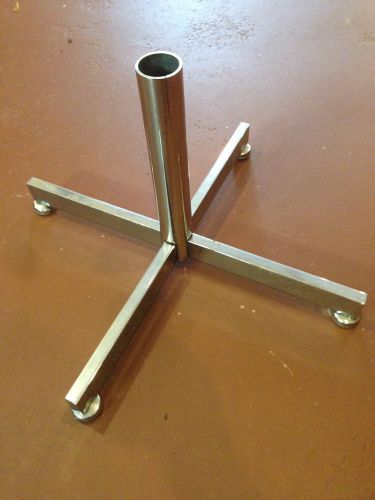 Heavy Chrome Vintage Sign Pole Base for Retail Sales Signage or Whatever
