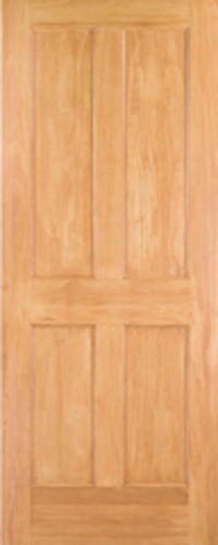 4 Panel Flat Mission Shaker StainGrade Clear Pine Solid Core Interior Wood Doors