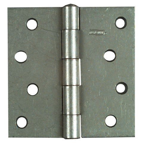4&#034; Plain Steel Non-Removable Pin Broad Hinge