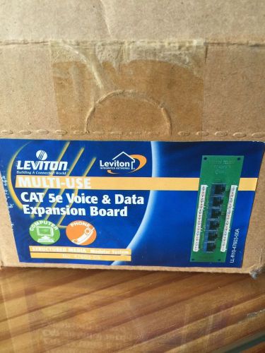 Levitonb Multi-Use CAT 5e Voice &amp; Data Expansion Board; R10-47603-CT (Q2)