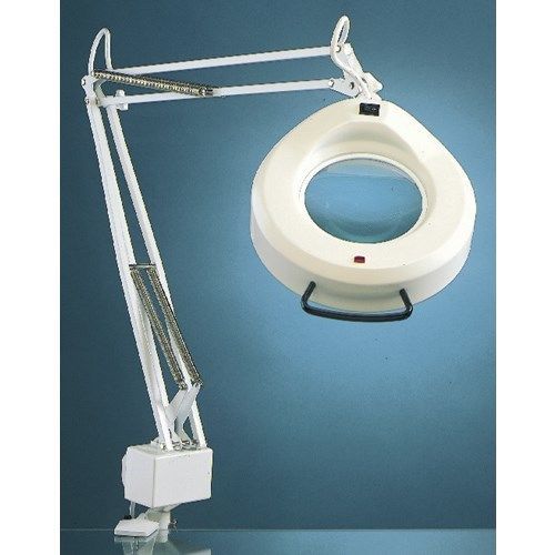 Luxo 16346wt ifm magnifier light, white w/45-inch arm for sale