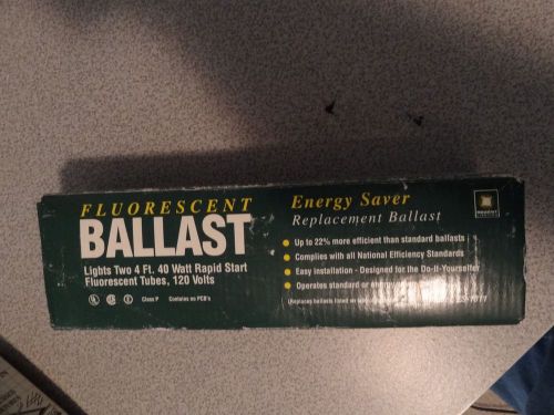 ballast class P fluorescent 48&#034; 40 watt energy saver rapid fire 2 bulbs Regent