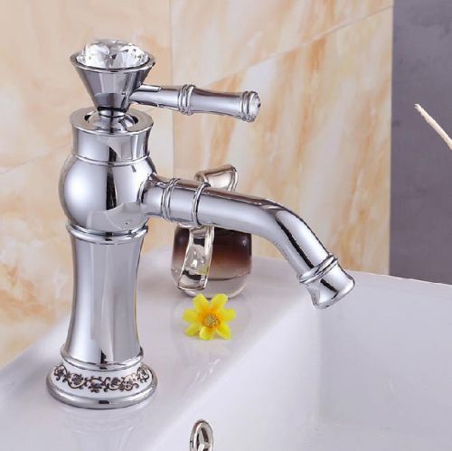 Beauty Chorme Finish Bathroom Vessel Sink Faucet Single Handle Mixer Tap