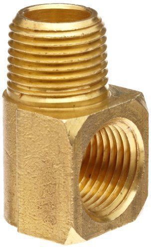 NEW Anderson Metals Brass Pipe Fitting  90 Degree Barstock Street Elbow  1/8&#034; Ma