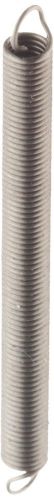 Music wire extension spring, steel, inch, 0.12&#034; od, 0.016&#034; wire size pack of 10 for sale