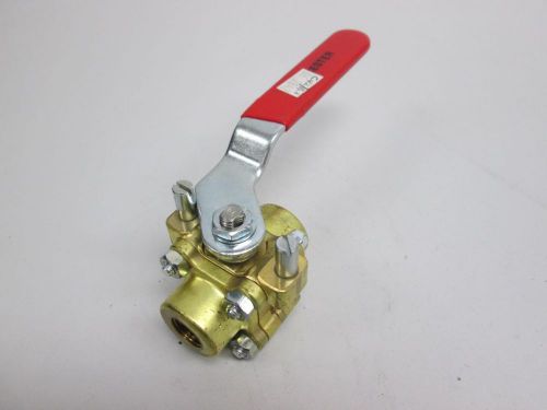 New worcester controls r2cwp1000 brass threaded 3/8in npt ball valve d265702 for sale
