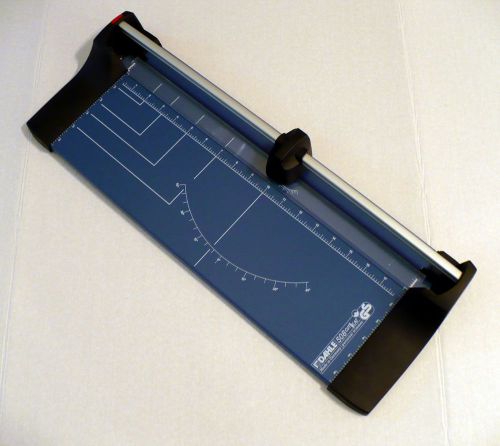 DAHLE PERSONAL ROLLING TRIMMER 508 Cut Cat Paper Cutter Used Made in Germany