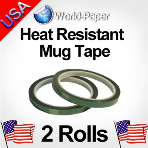 New sublimation heat transfer tape digital mug press 3/8&#039;x36yds 2 rolls for sale
