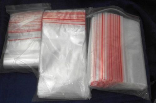 Ziplock bags clear small poly reusable  plastic 40x8x12cm 30x10x15cm 30x15x20cm for sale