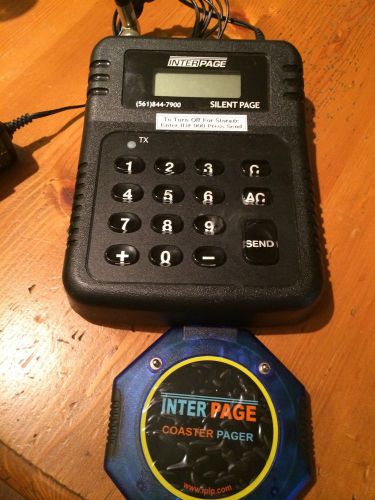 Silentpage Interpage Pager System Tone Only Plus 16 Pagers