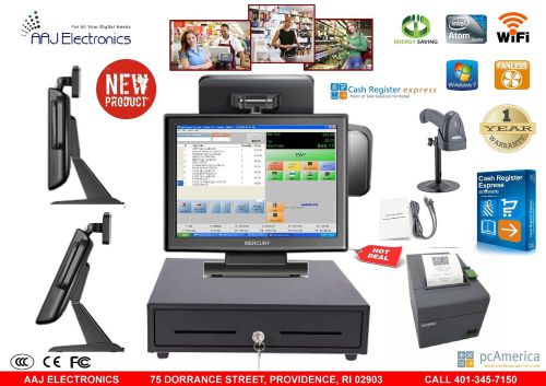 Retail all-in-one touch screen pos complete system,pc america cre for sale