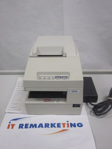 Epson TM-U675 M146A POS Receipt Serial Printer w/Power Supply - TESTED WORKING