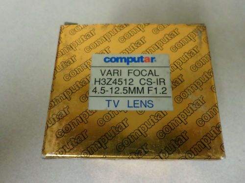Computar vari focal lens h3z4512 cs-ir 4.5-12.5mm f1.2 cctv lens for sale