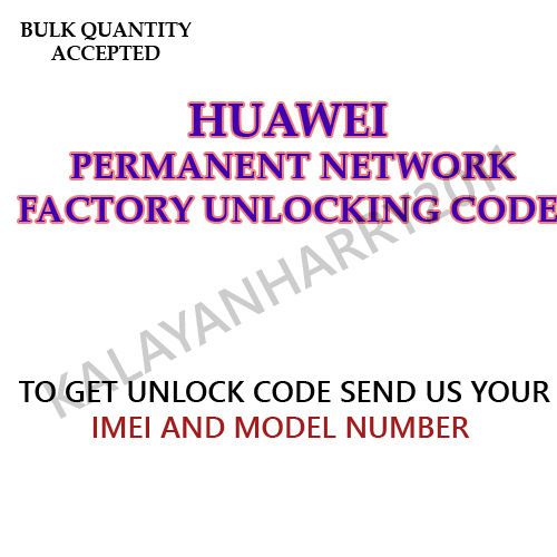 Wind canada PERMANENT FACTORY UNLOCK CODE Huawei Ascend U8680 / U8681