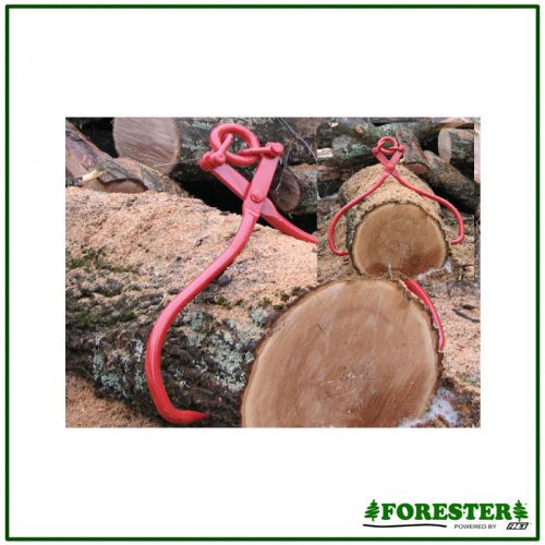 Forester log skidding tongs 35&#034; high carbon steel heavy duty wood&amp;log tongs for sale