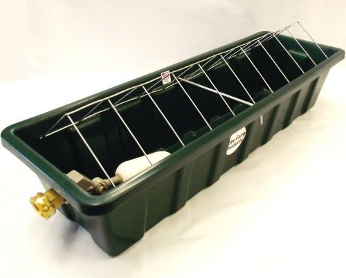 24&#034; forest green automatic chicken trough waterer poultry duck hen coop house for sale