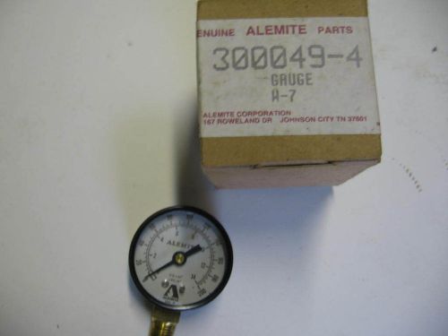 ALEMITE 300049-4  1/4&#039; NPTF AIR PRESSURE GAUGE