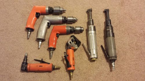 Dotco 90 degree grinder, 90 degree drill, pistol grip drill, skin saw lot for sale