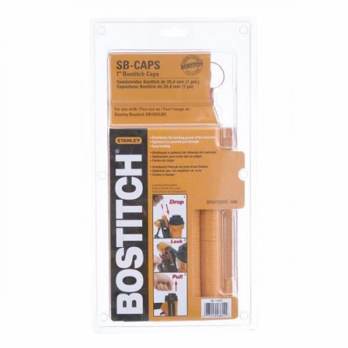 Stanley Bostitch SB-CAPS Bostitch Caps-1&#034; PLASTIC BUTTON CAPS