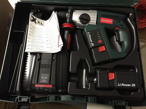 Metabo 28v cordless combination rotary hammer drill kha 24 kit made in germnany for sale