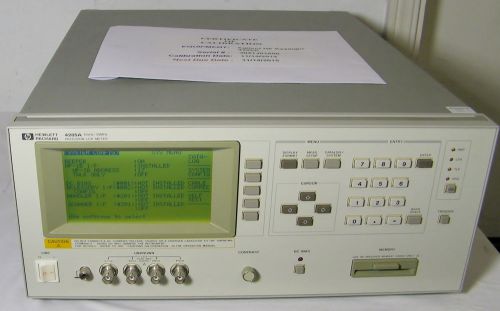 Calibrated Agilent/HP 4285A Precision LCR Meter 75KHz-30MHz + Cal Cert