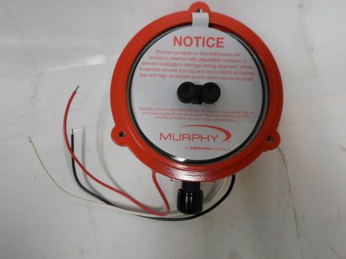 Murphy 0-1500 PSI Panel Mount Mechanical Pressure Swichgage with Stainless Steel
