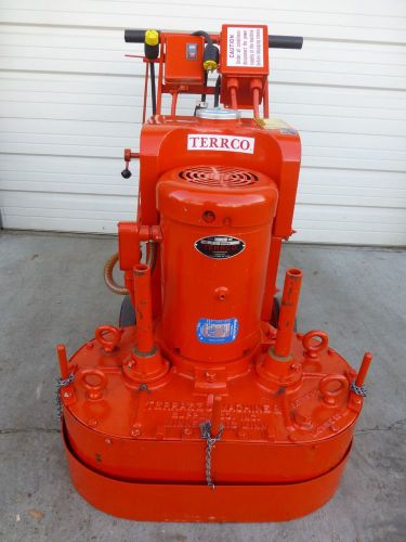 Never used? terrco 501s floor grinder polisher terrazo machine &amp; supply co 701s for sale