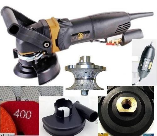 V30 full 1 1/4&#034; 30mm bullnose wet polisher 5&#034; diamond polishing 18 pad granite for sale