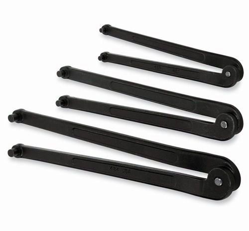 3pc Set Adjustable Face Spanner Wrenches Williams USA #WS-483 3/16,1/4,5/16 Pins