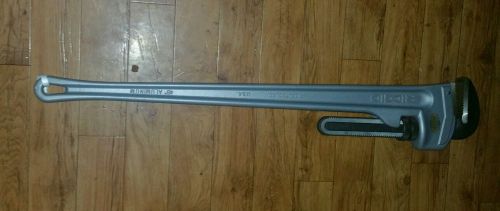 Ridgid 48&#034; aluminum pipe wrench for sale