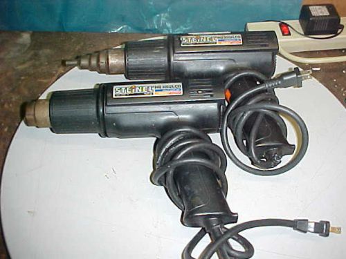(2) steinel electronic heat gun  hg3002lcd 500w   one needs repair for sale