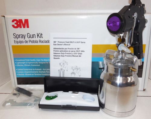 3m - accuspray hvlp model 10 spray gun package - (.9mm &amp; 1.3mm setups w/1qt cup) for sale