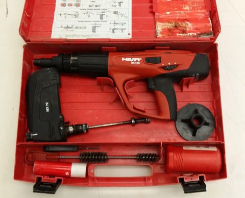Hilti DX 460 Power Actuated Tool w/X-460-F8 Single shot and MX 72 Clip