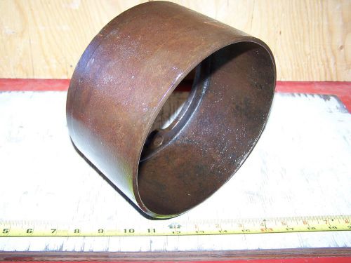 Original fuller johnson n hit miss gas engine cast iron belt pulley steam oiler for sale