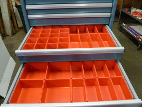 68pc 3&#034; deep organizer storage bins toolbox tray  dividers fit lista &amp; vidmar for sale