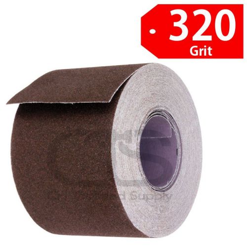 1 1/2&#034; wide emery cloth 10&#039; strip sandpaper  320 grit super fine for sale