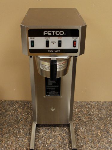Fetco tbs-21a steel commercial extractor iced tea coffee brewer for sale