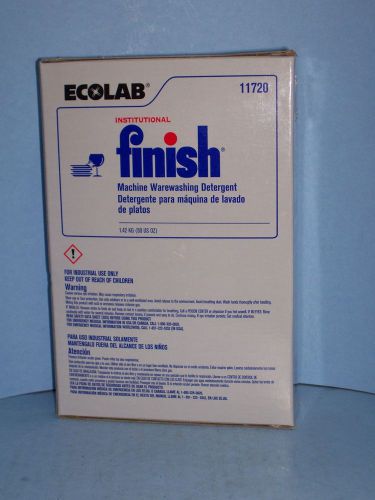 Ecolab Institutional &#034;Finish&#034; Machine Warewashing Detergent