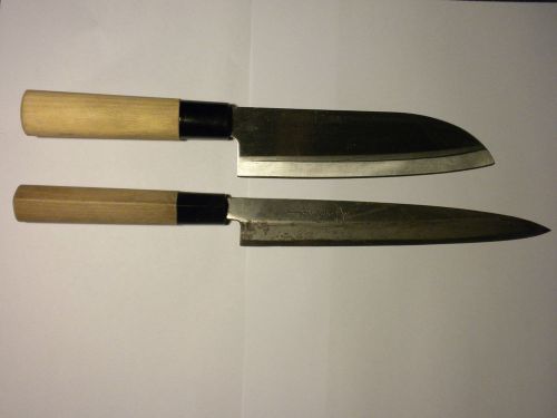 Japanese Knives Sandoku and Sushi Knife Lot